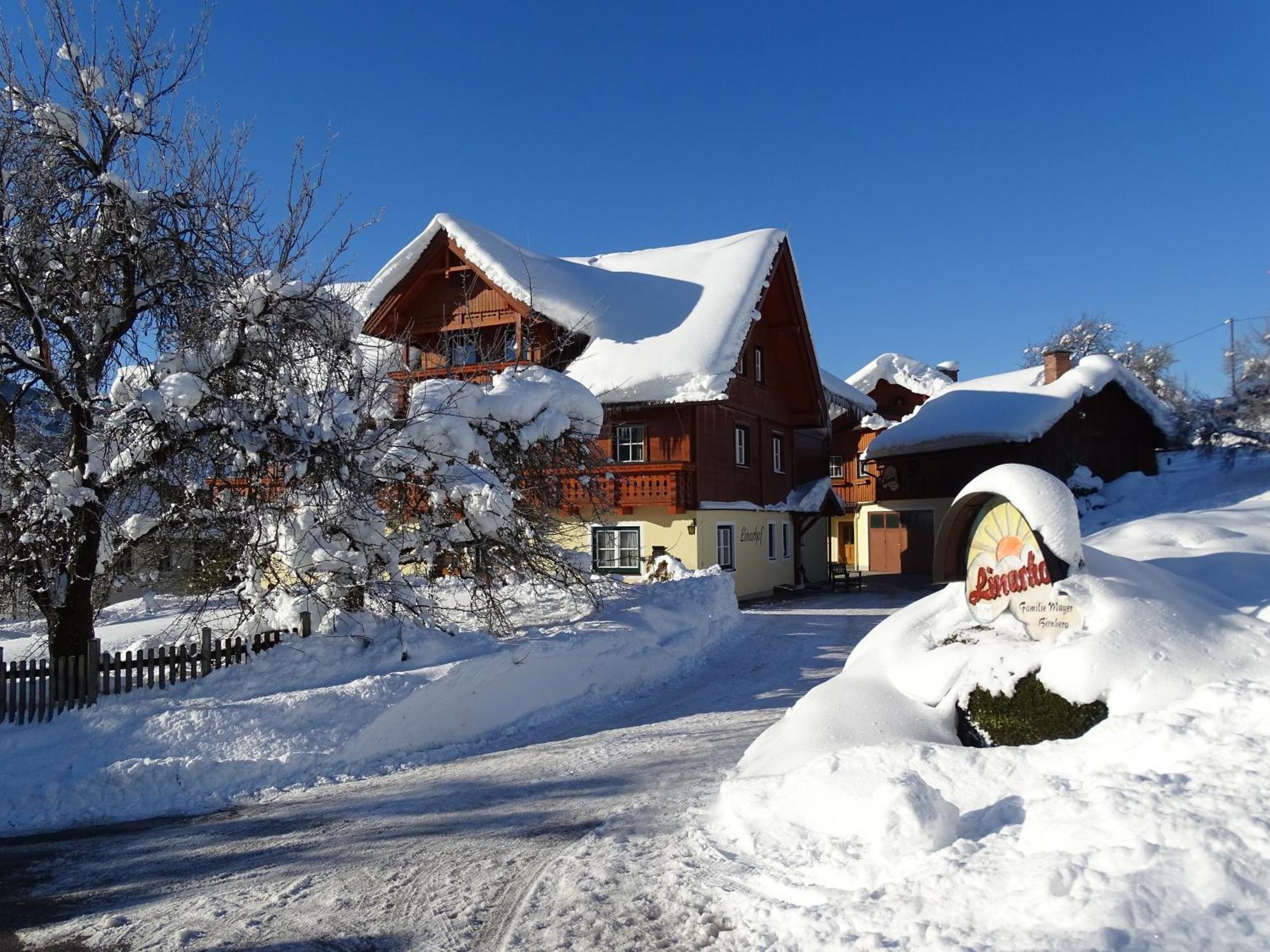 האוס Linarhof Apartment Urlaub Am Bio Bauernhof מראה חיצוני תמונה